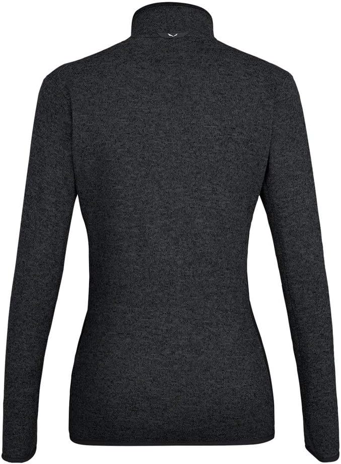 Salewa Damen ROCCA 2 PL W FZ, Fleecejacke Midlayer 3XL Black Out Melange, 3XL Black Out Melange