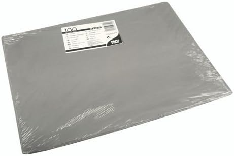 PAPSTAR 100 Tischsets, Papier 30 cm x 40 cm grau, Sie erhalten 10 Packungen á 100 Stück (insgesamt 1