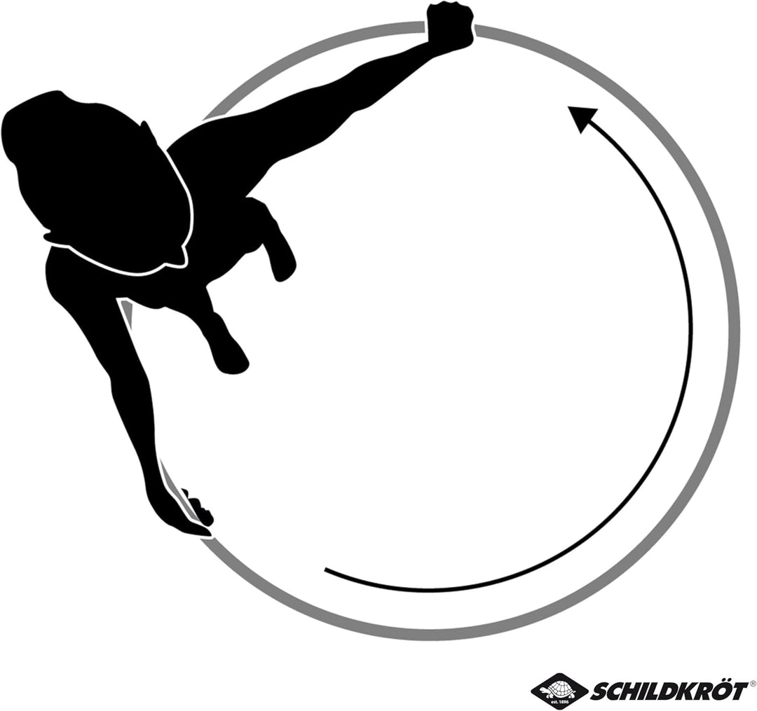 Schildkröt Fitness-Hoop, Hula-Hoop Reifen in 4-Farb Karton Hula-Hoop Ø100cm, Fuchsia-Anthrazit, 9602