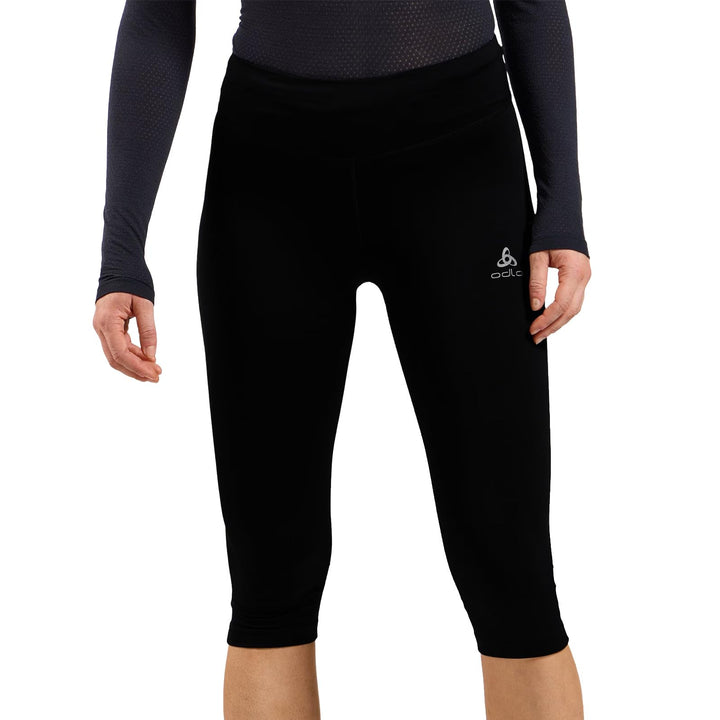 Odlo Damen 3/4 Lauftight Essentials_322991 XS Schwarz, XS Schwarz
