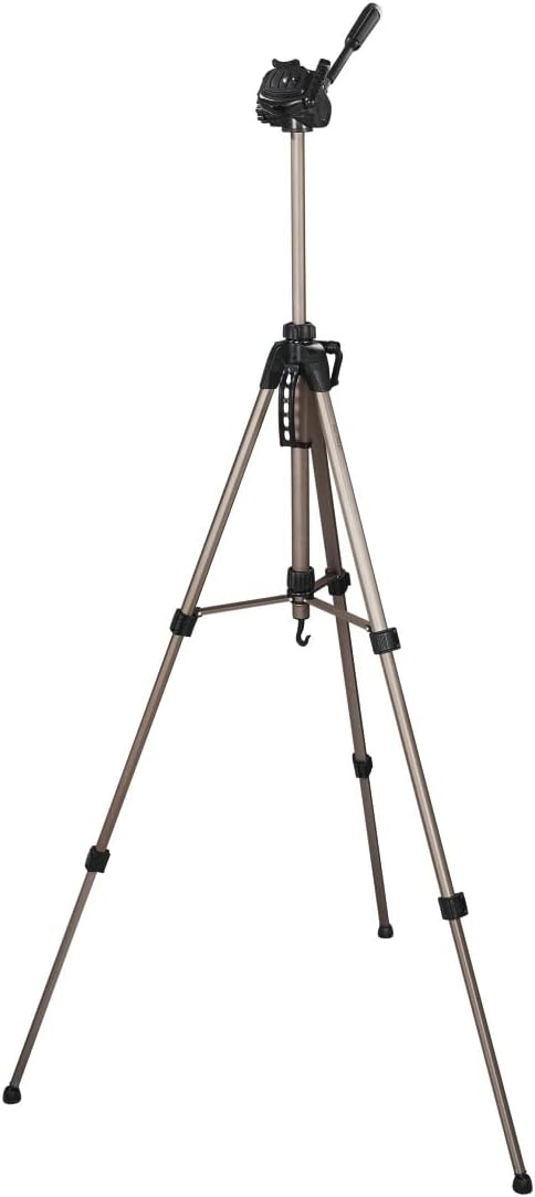 Hama Kamera Stativ Star 62 (Einstiger Dreibeinstativ mit 3-Wege-Kopf, Fotostativ mit 64-160cm Höhe,