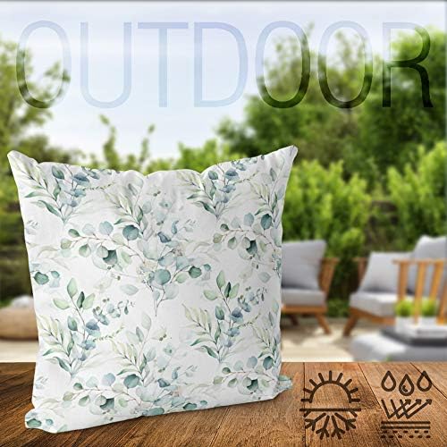VOID Elegant Aquarell Blätter Kissenbezug Kissenhülle Sofakissen Kissen Deko Outdoor-Kissen Dekokiss