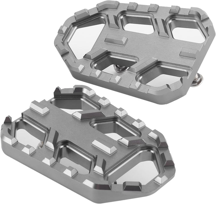 KIMISS Motorradpedal, 1 Paar Motorrad-Sicherheitsfussstütze CNC-Fussplatten aus Aluminiumlegierung P