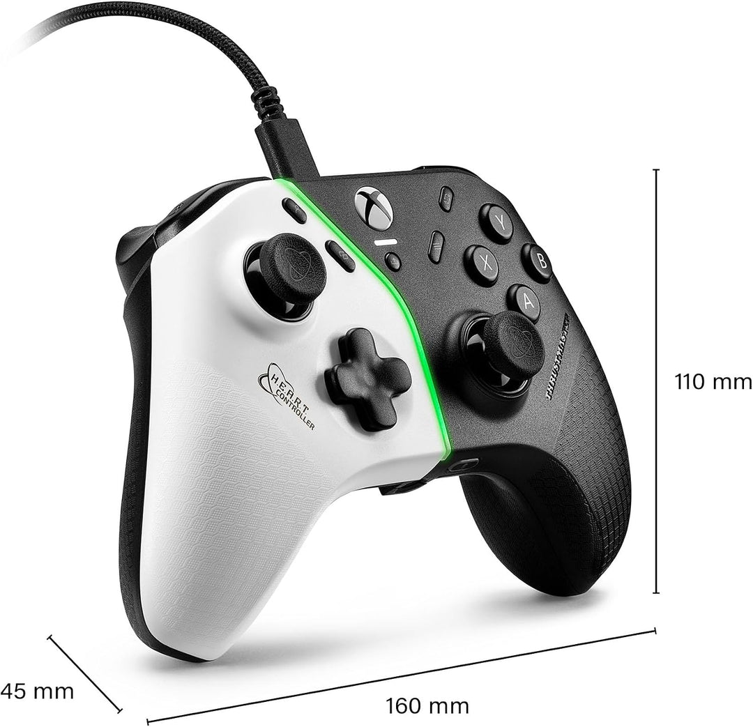 Thrustmaster HEART CONTROLLER, Hall-Effekt-Gamepad mit H.E.A.R.T.-Anti-Drift-Technologie für Xbox Se