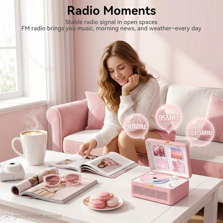 CD Player Tragbar Bluetooth: Kegaudio Radio mit CD-Player Tragbarer mit Lautsprecher Fernbedienung U