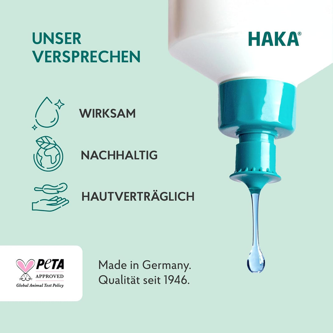 HAKA Silbertuch, gegen Bakterien und Schweiss, ab 20 Grad, geeignet für Allergiker