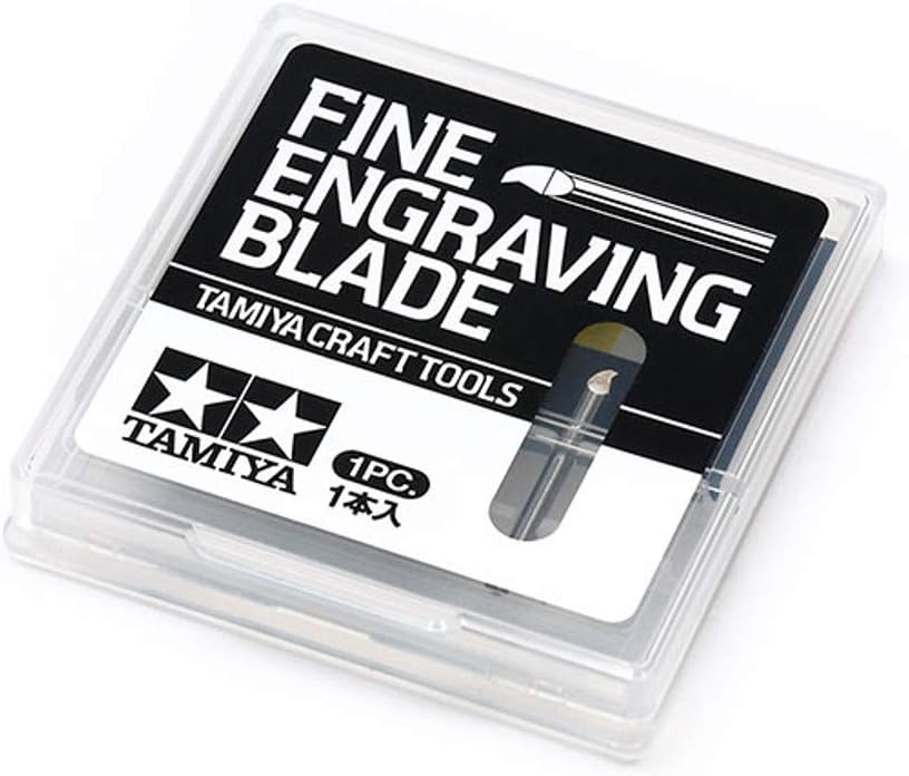Tamiya 300074136 Gravurklinge 0,2mm / 2mm Schaft/L.25mm