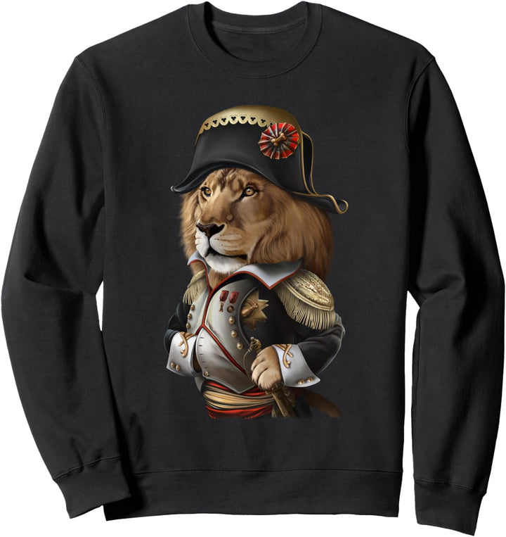 Löwe als Kaiser Napoleon Bonaparte aus Frankreich Sweatshirt
