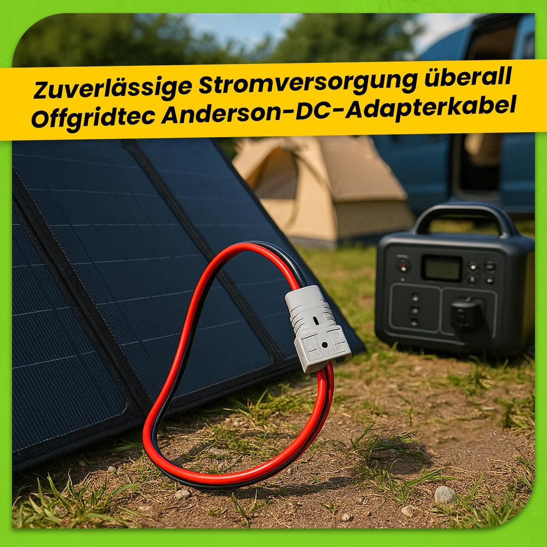 Offgridtec® 3m Anderson Verlängerungsleitung für Offgridtec FSP Module und Solarkoffer Single, Singl