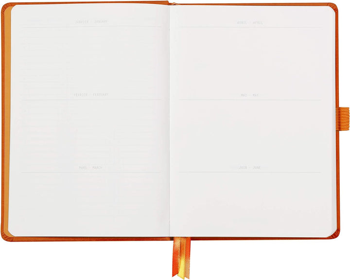 Rhodia 118583C Notizheft Goalbook (DIN A5, 14,8 x 21 cm, Dot, praktisch und trendige, mit festem Dec
