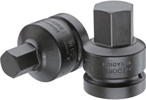 GEDORE Kraftschraubereinsatz 1 Zoll, Innen-6-kant 22 mm, 1 Stück, IN K 21 22, 22 mm