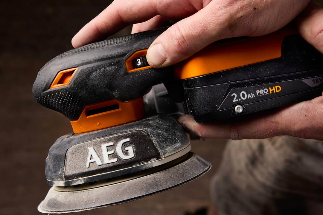 AEG 18 V Exzenterschleifer BEX18SBL-125-0
