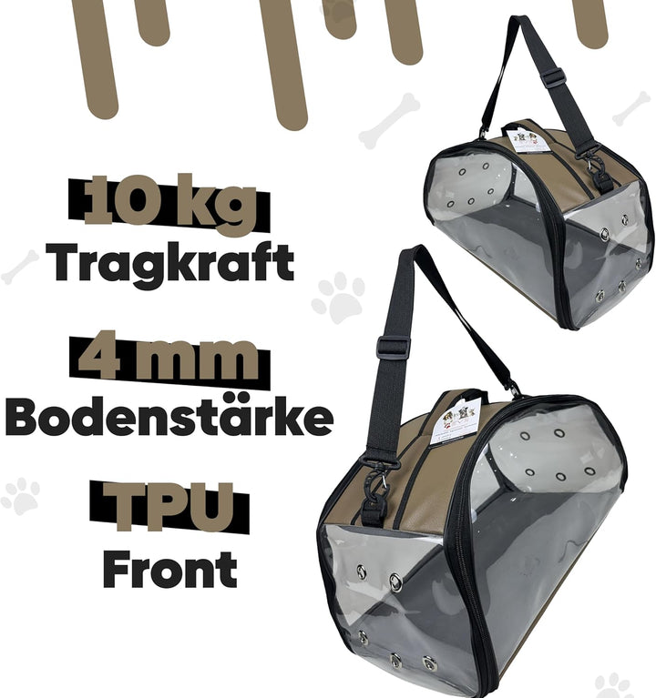 EVE Textile Hunde Tragetasche | Katzen Tragetasche | Hundetasche | Katzentasche | Hunde Umhängetasch