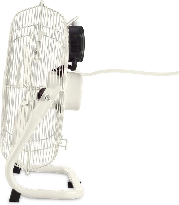 CREATE / AIR FLOOR RETRO/Industrieller Bodenventilator/Cremeweisser Ventilator, 12 Zoll, starker Luf
