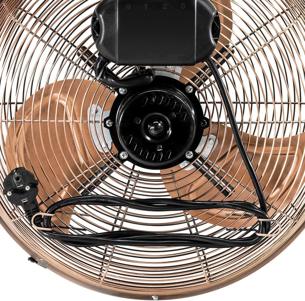 TROTEC Bodenventilator TVM 13 – 44 Watt, Neigungswinkel 100°, 3 Stufen, Ø 35 cm, kippfester Stand, l