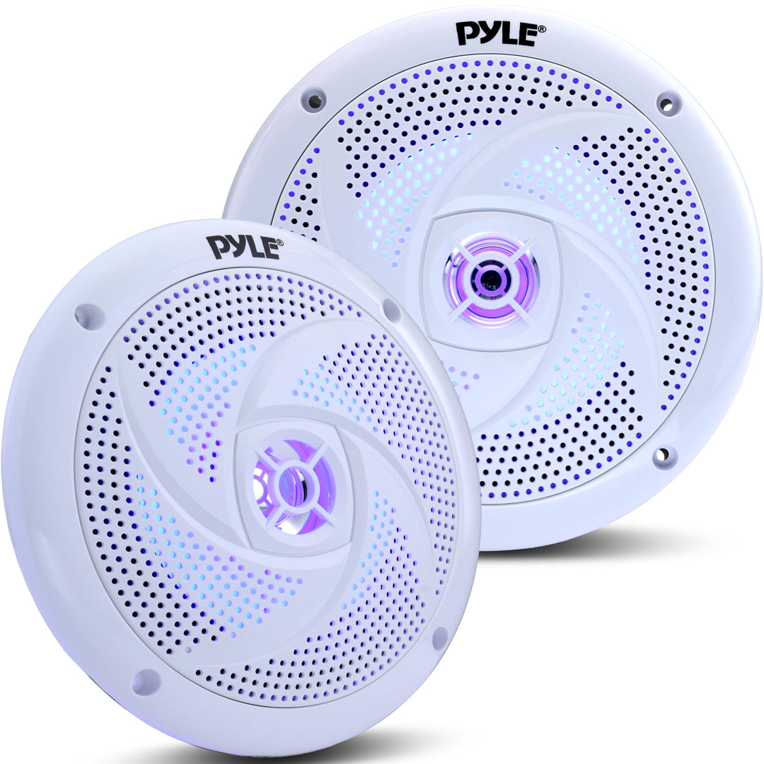 Pyle Outdoor Lautsprecher, Aussenlautsprecher Wasserfest, 100W- Marine Lautsprecher, Einbaulautsprec