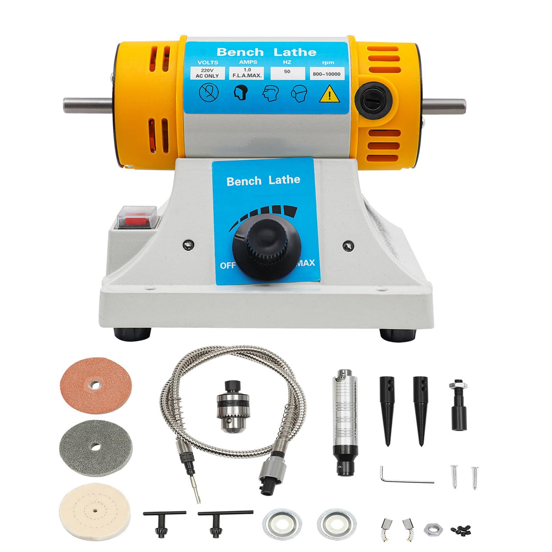 Poliermaschine Tischpolierer Set Multifunktionale Tischpuffer Polierer Schmuck Stein Polieren Polier