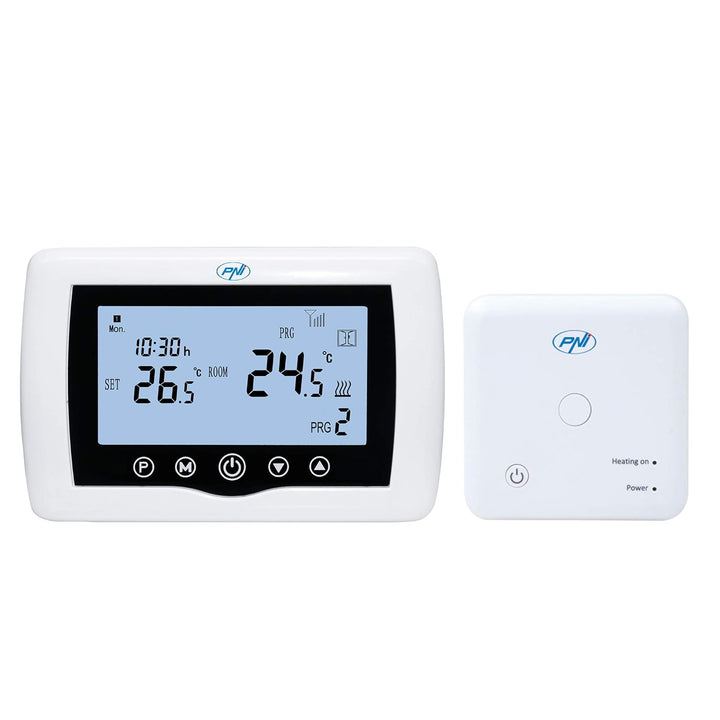 Smart Thermostat PNI CT36 drahtlos, mit WiFi, Internetsteuerung, für Wärmekraftwerke, APP TuyaSmart