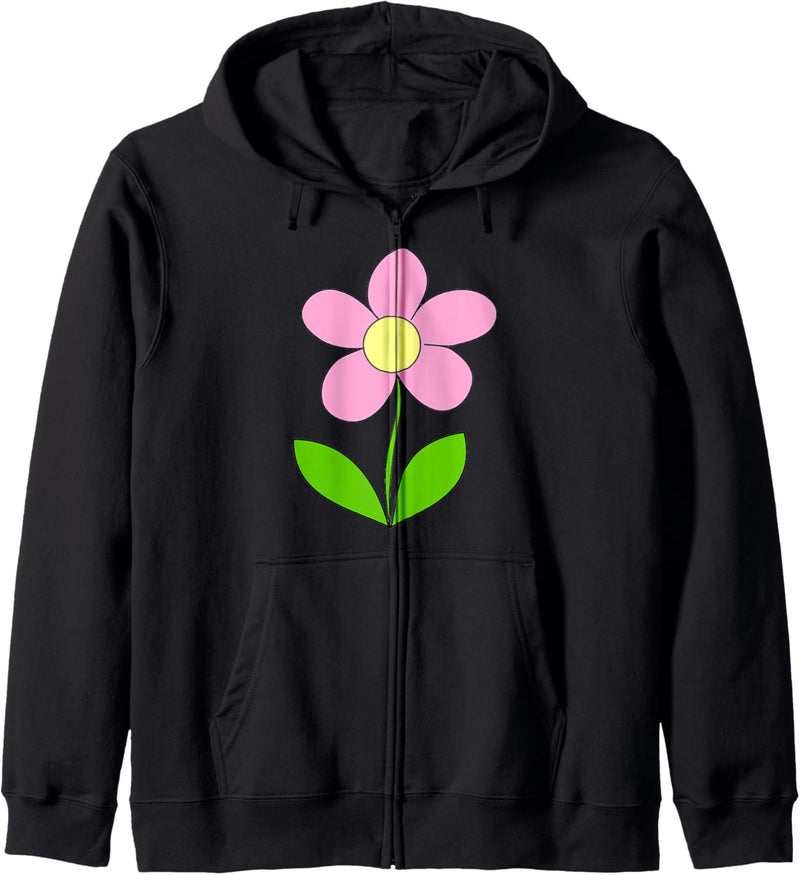 Rosa Gänseblümchen Kapuzenjacke