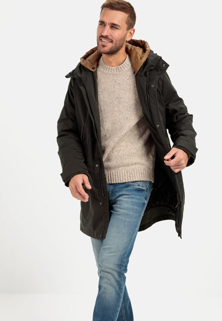 camel active Herren Jacke 48 Dark Khaki, 48 Dark Khaki