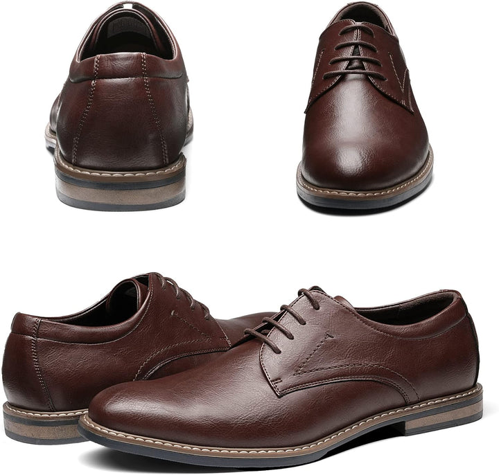 Bruno Marc Herren Anzugschuhe Klassischer Business Lederschuhe Schnürhalbschuhe Derby Oxfords Hochze