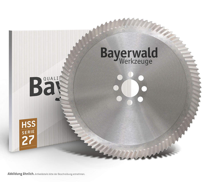 Bayerwald - HSS Segment-Kreissägeblatt/Serie 15.27 - dampfbehandelte Ausführung für Stahl (Ø 400 mm