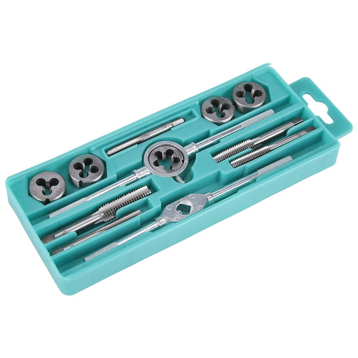 Gewindeschneider Gewindebohrer Set Schraubenschlüssel M6 M7 M8 M10 M12 Matrizen Handwerkzeugsatz für