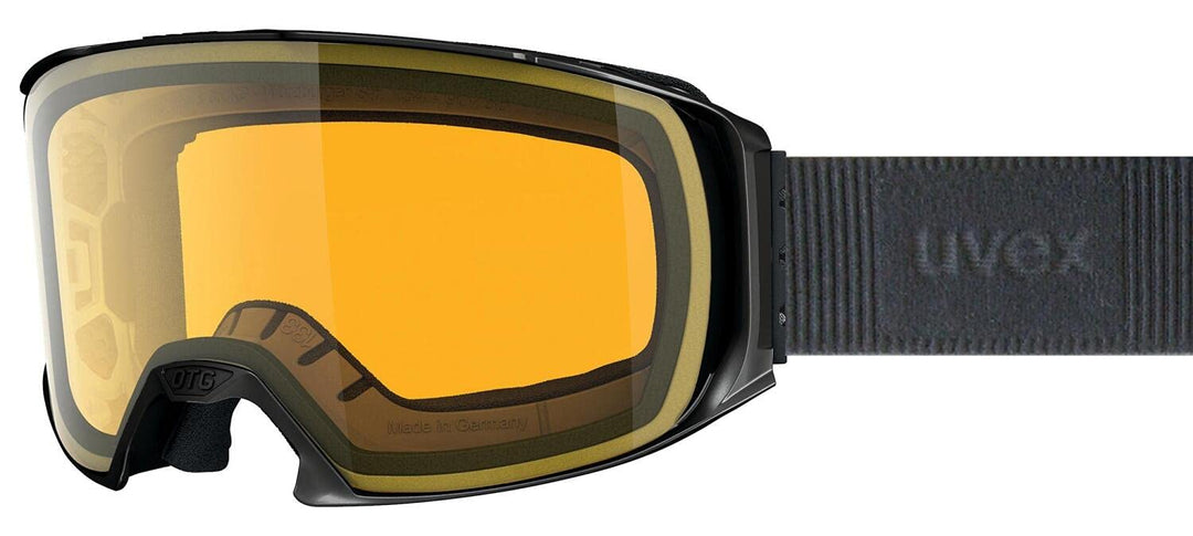 Uvex Craxx OTG Lgl Skibrille, Black mat, Einheitsgrösse