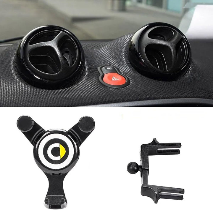 SHIFENG Für Smart 453 Fortwo Forfour 2015-2021 Auto-Innen-Dashboard Luftauslass Lüftungsschlitze Han