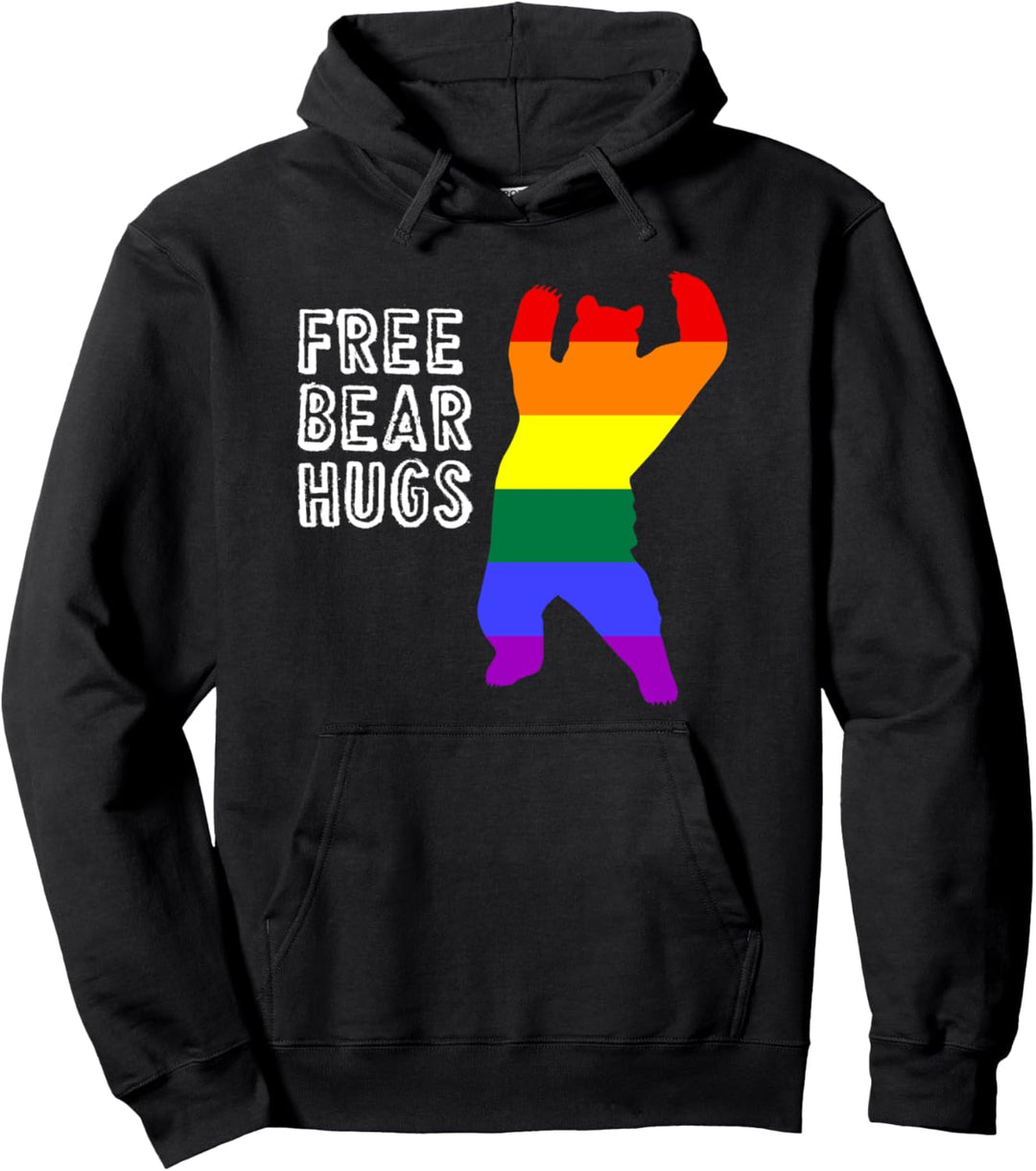 Gay Pride Regenbogen Gay Bär Christopher Street Day CSD Pullover Hoodie