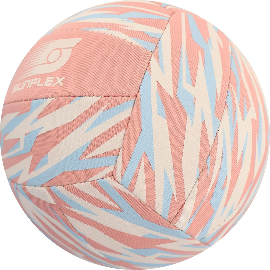 Sunflex® Beach- und Funball Size 3 Pastelflow Linie | Wasserfester Neoprenball mit rutschfestem Grip