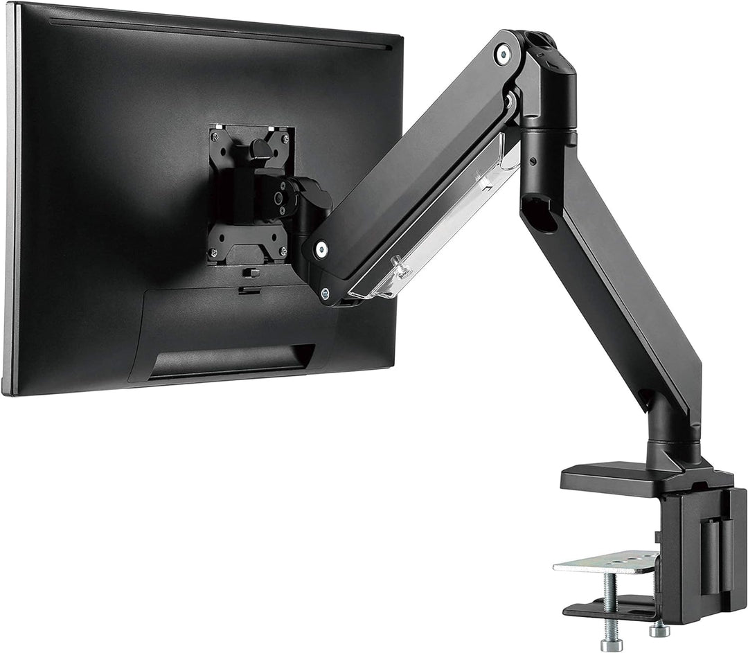 HALTERUNGSPROFI Monitor-Halterung Tischhalterung mit Gasdruckfeder Aluminium Extrastark bis 15kg LED
