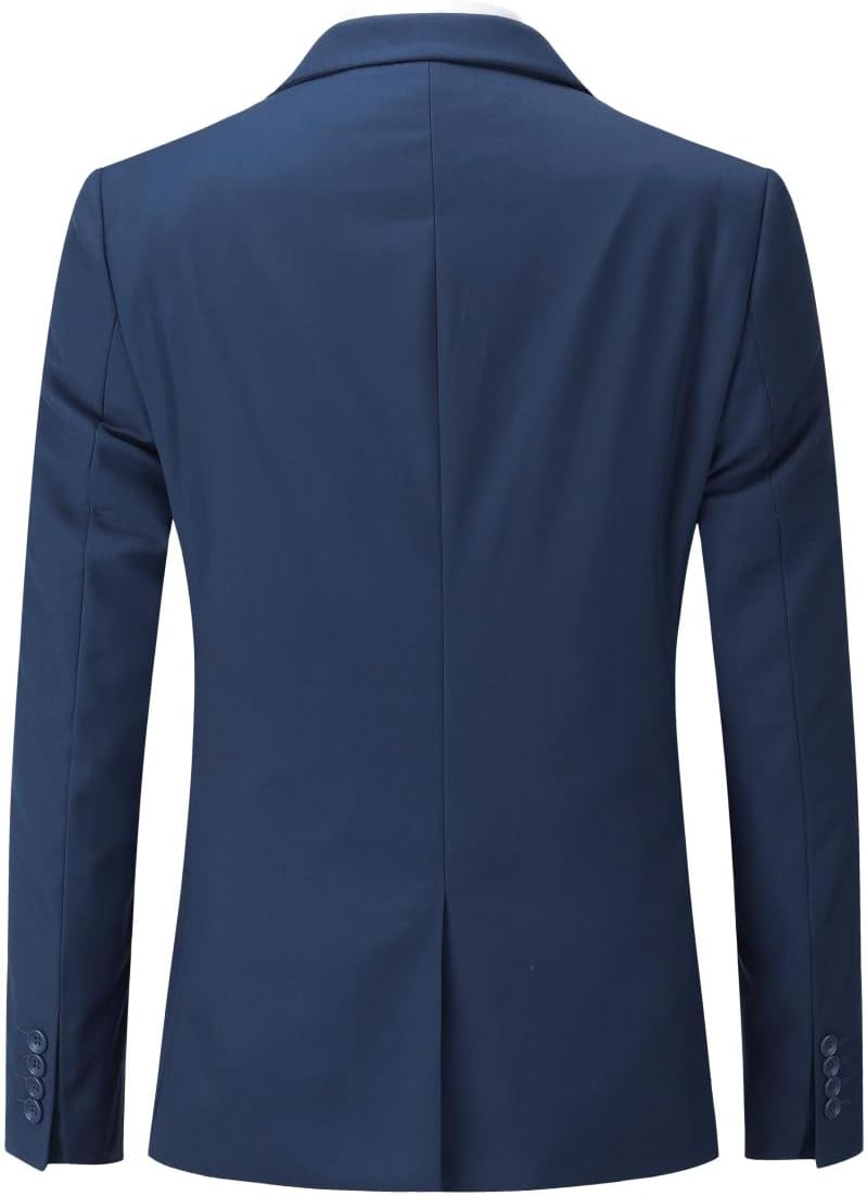 YOUTHUP Anzug Herren 2 Teilig Slim Fit Herrenanzug Business Hochzeit Modern Anzüge Sakko Anzughose S