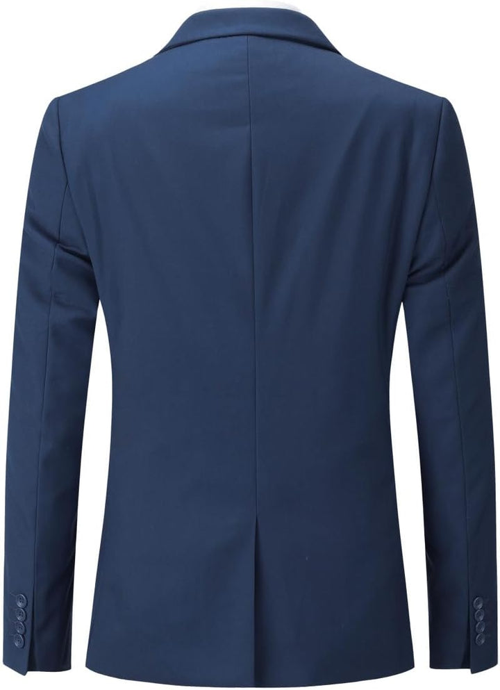 YOUTHUP Anzug Herren 2 Teilig Slim Fit Herrenanzug Business Hochzeit Modern Anzüge Sakko Anzughose S