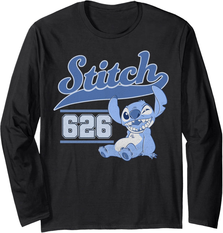 Disney Lilo & Stitch 626 Stitch Day Collegiate Langarmshirt
