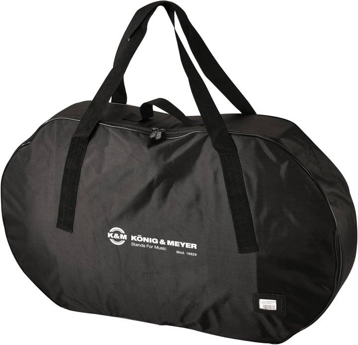 K&M 18829 Tragetasche für Omega Pro Keyboardtisch - Transport-Tasche aus Nylon, Schwarz mit K&M Sign