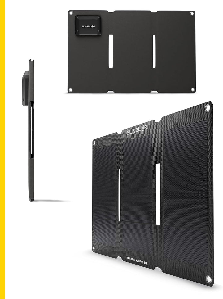 Solar Ladegerät Outdoor 10W – Tragbares faltbares Solarpanel mit USB-A & USB-C – Solarcharger leicht