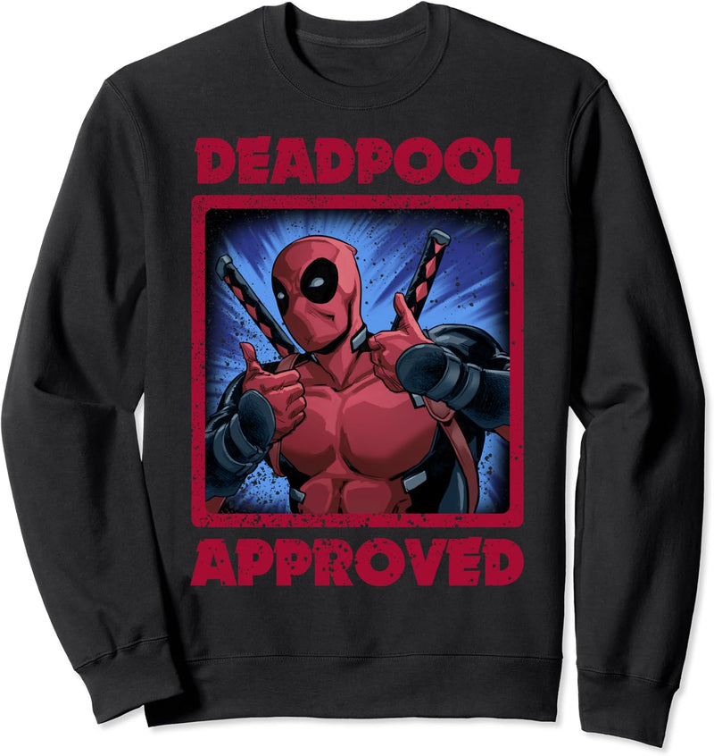 Marvel Deadpool Approved By Deadpool Sweatshirt