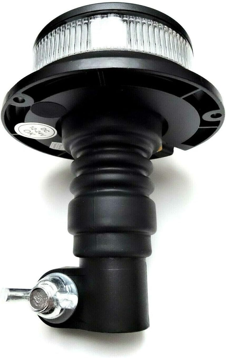 Orange weiss 18 LED Rundumleuchte 3 Blitzmuster 12V 24V ECE R65 R10 Warnleuchte