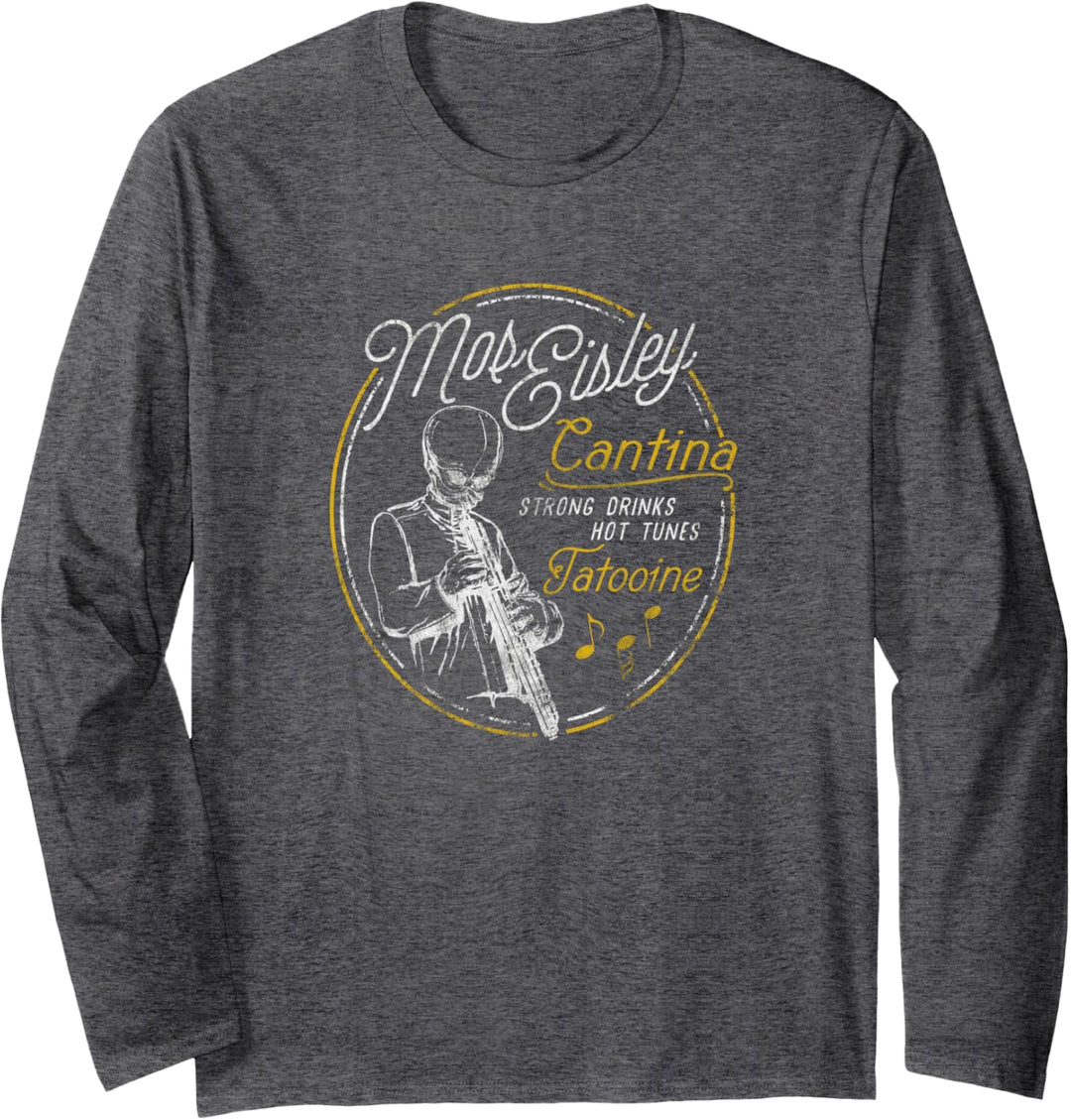 Star Wars Mos Eisley Cantina Logo Langarmshirt
