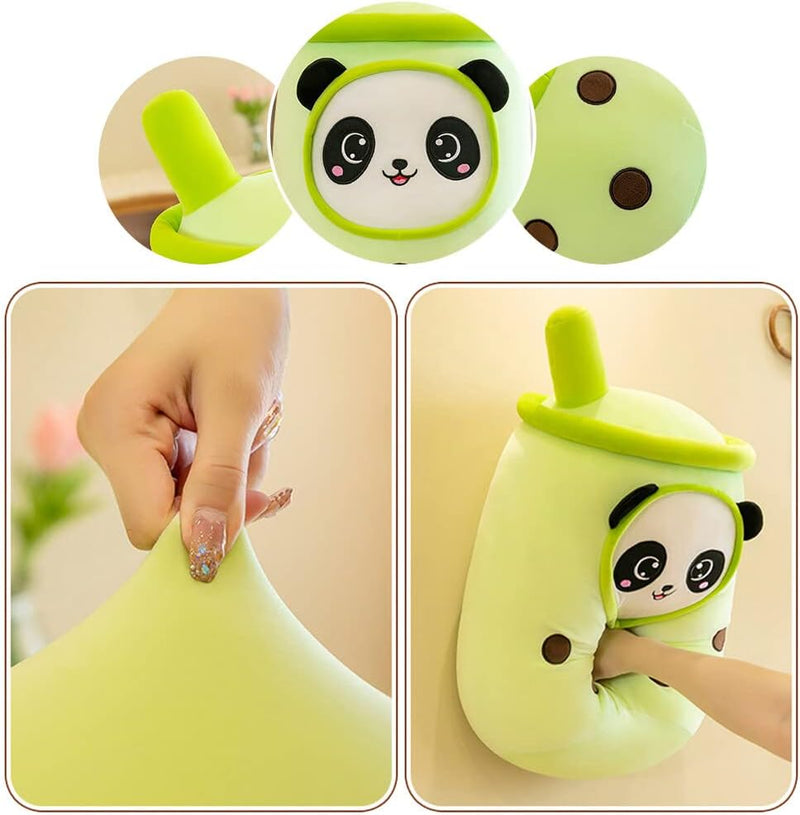 Uposao Bubble Tea Plüschtier Boba Kuscheltier, 50CM Cartoon Plüsch Puppen Lustiges Plüschkissen Milc