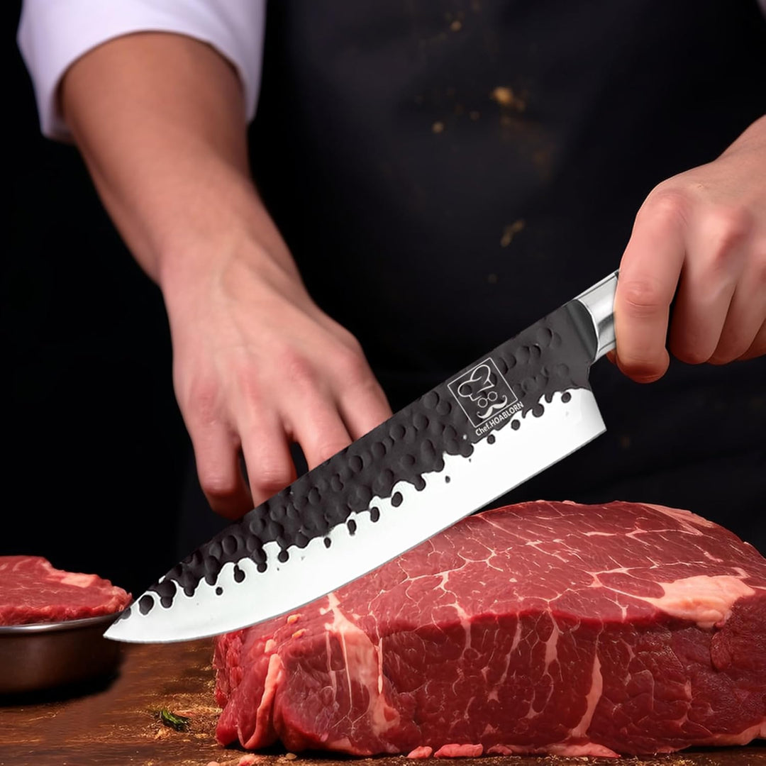 Küchenmesser-Set 2-teilig aus hochwertigem Kohlenstoff-Edelstahl für professionelle Küchenmesser mit
