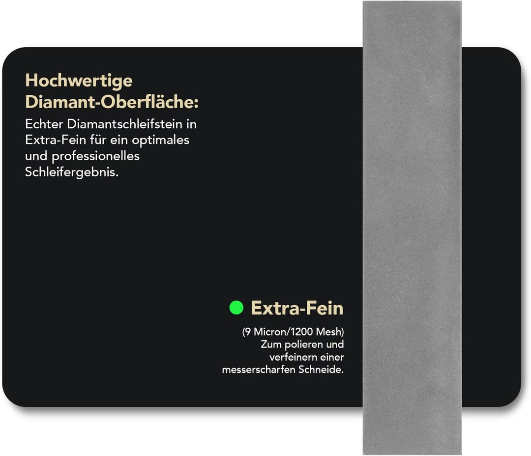 DMT Dia-Sharp Schärfblock mit durchgehender Diamantbeschichtung, extra-fein, 10,2 cm / 4 Zoll, 1 Stü