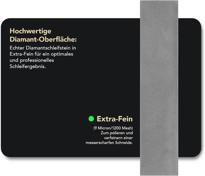 DMT Dia-Sharp Schärfblock mit durchgehender Diamantbeschichtung, extra-fein, 10,2 cm / 4 Zoll, 1 Stü