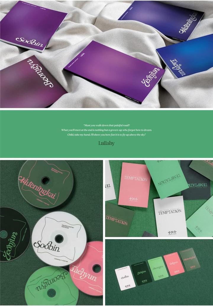 TOMORROW X TOGETHER TXT - THE NAME CHAPTER : TEMPTATION [Lullaby ver.] Album (Random ver.), Random V