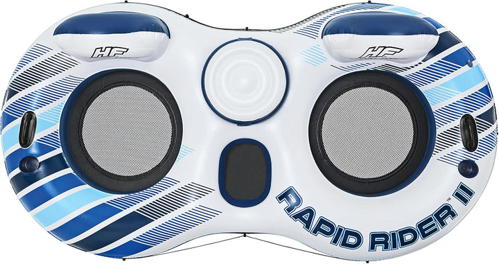 Bestway Hydro-Force 2-Personen Schwimmring mit Rückenlehne „Rapid Rider II“ 251 x 132 cm