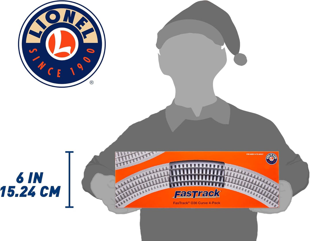 Lionel O36 FasTrack Curved Track (4 Stück)