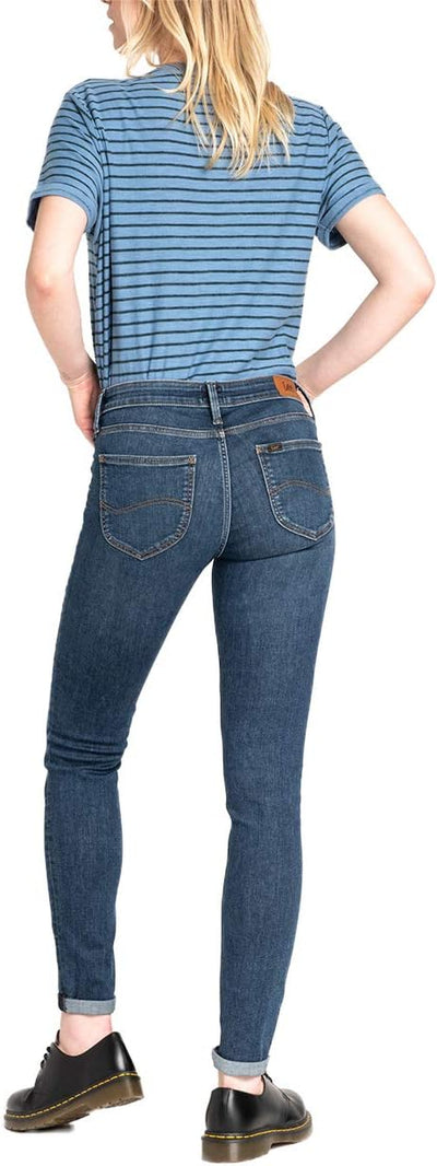 Lee Damen Scarlett Dark Ulrich Pants 24W / 31L Blau (Dark Ulrich Iy), 24W / 33L