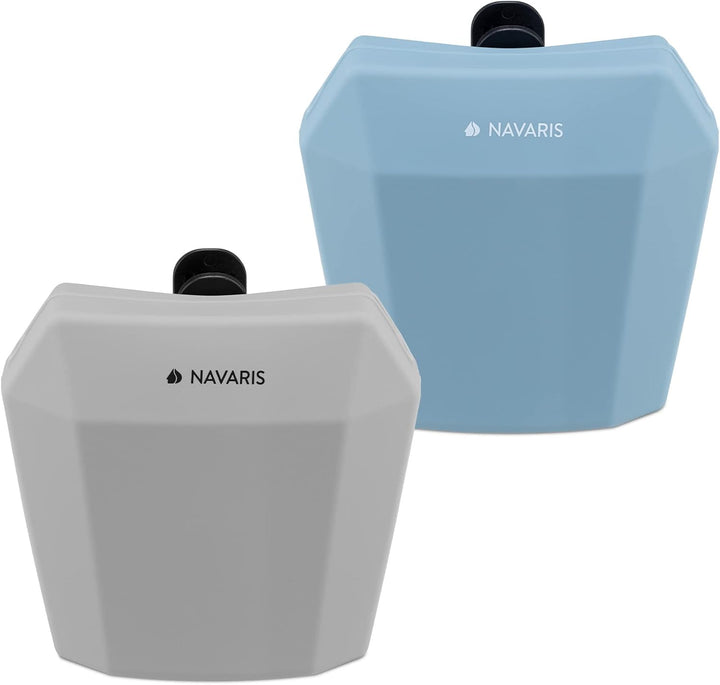 Navaris 2X Hunde Futterbeutel aus Silikon - Snackbeutel mit Clip - Leckerlibeutel Futtertasche Tasch