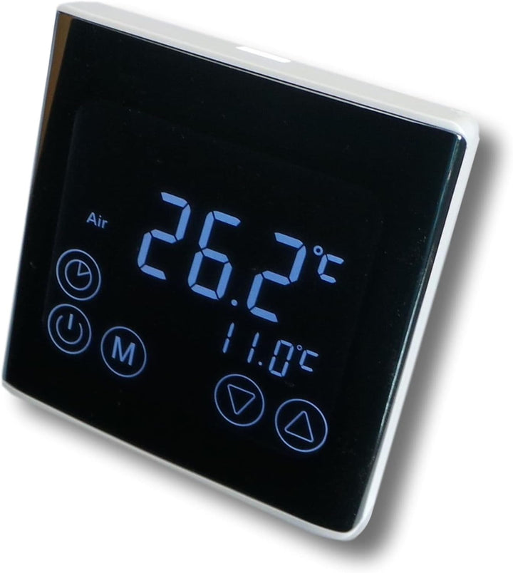 SM-PC®, Raumthermostat Thermostat programmierbar LED Touchscreen Digital schwarz